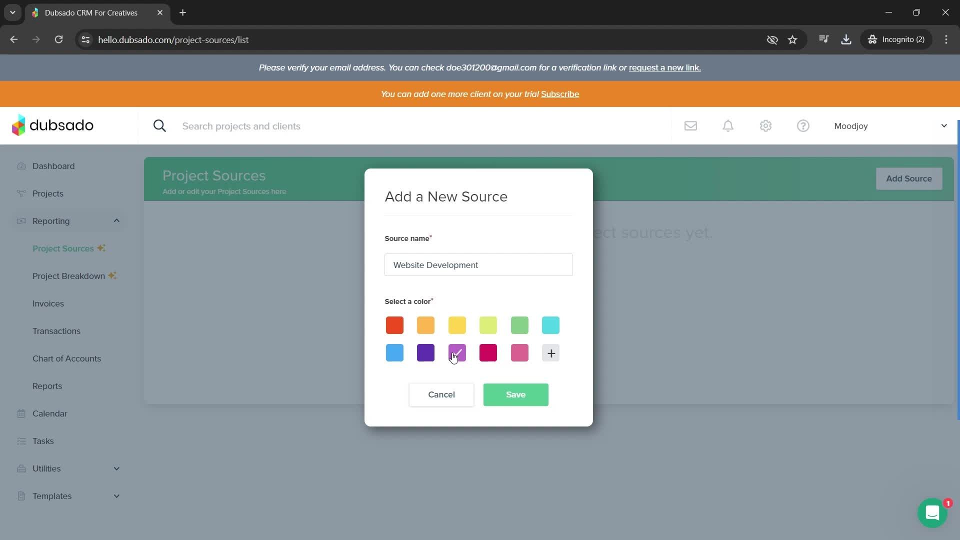 General browsing screenshot