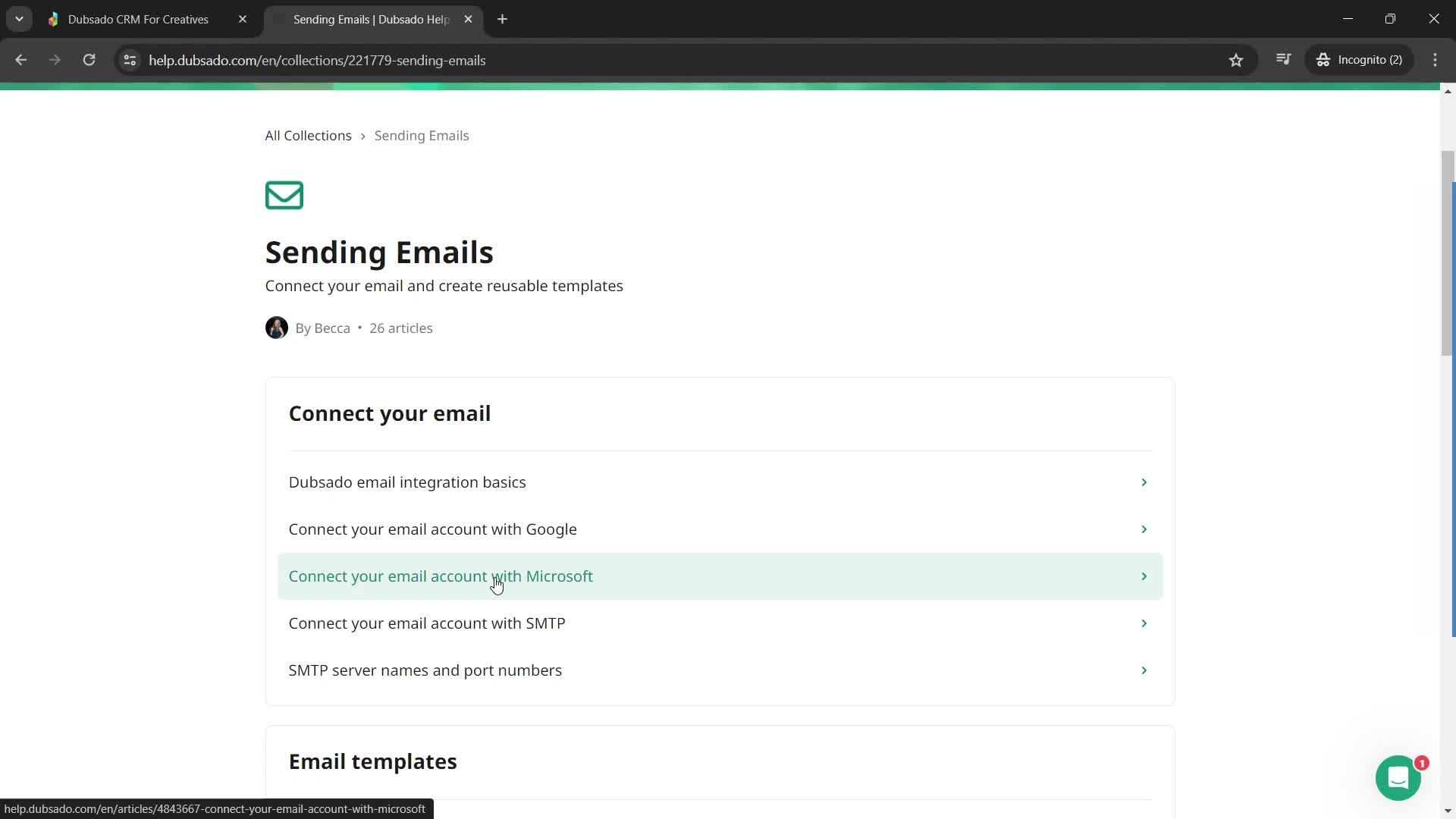 General browsing screenshot
