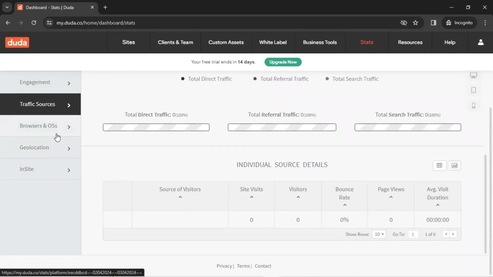 General browsing screenshot