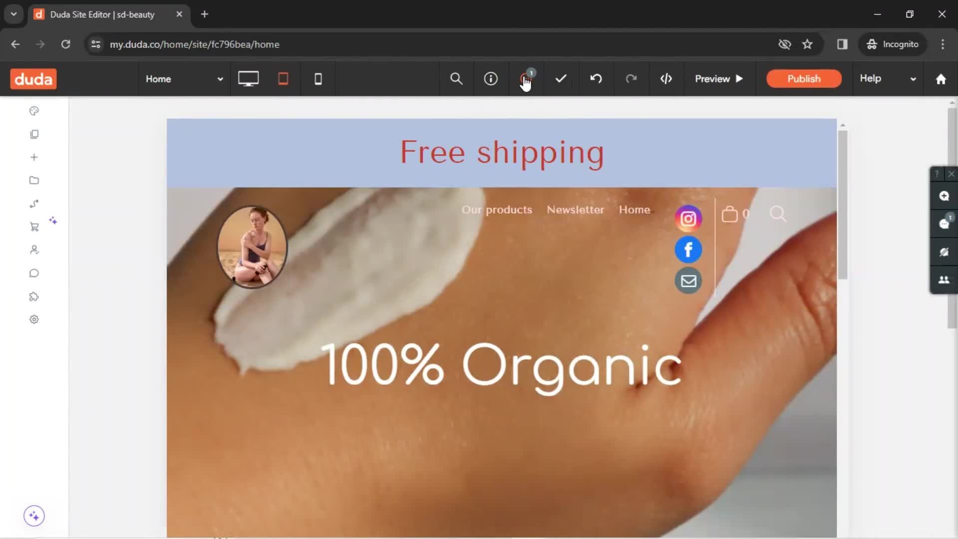 General browsing screenshot