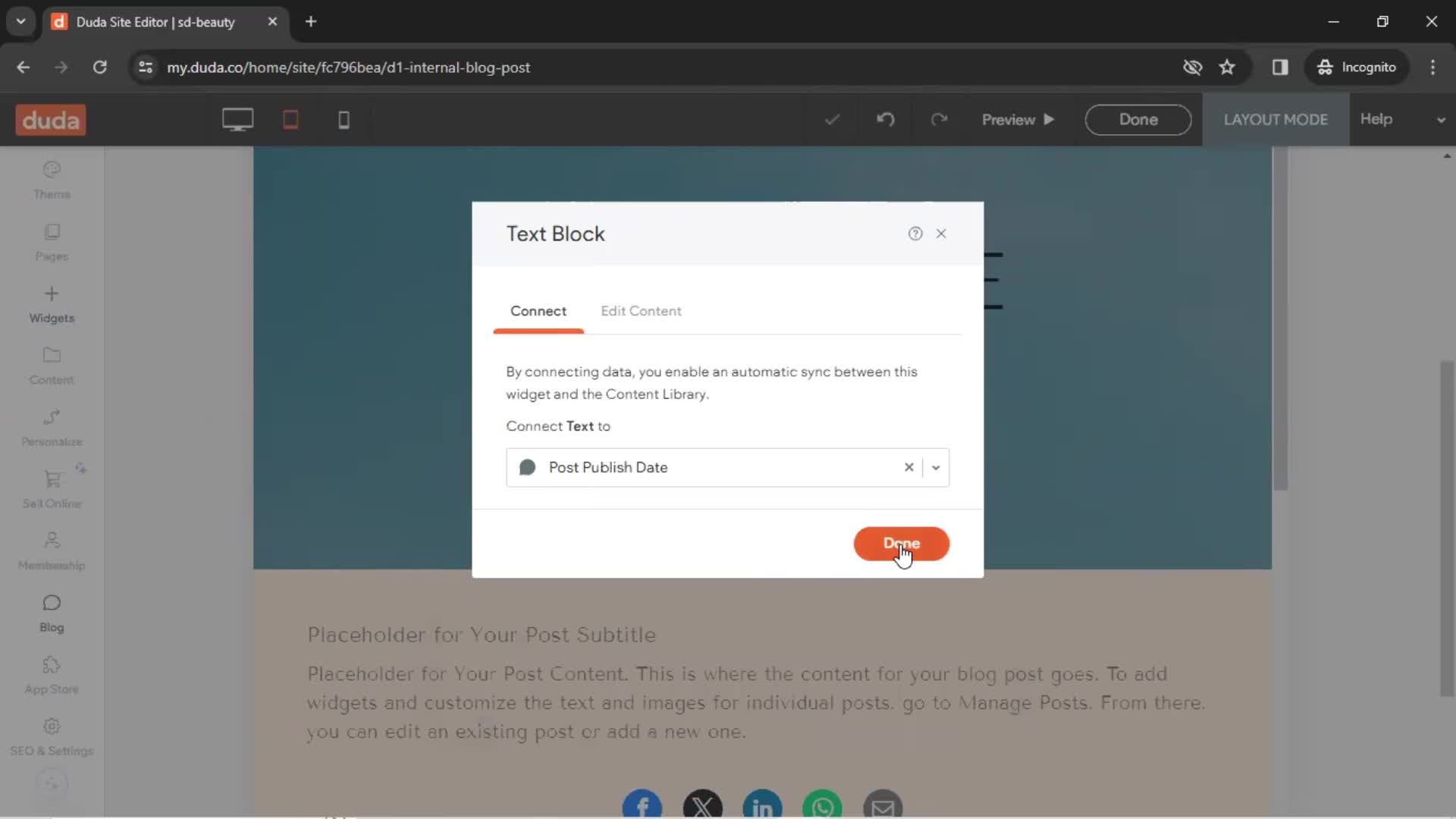 General browsing screenshot