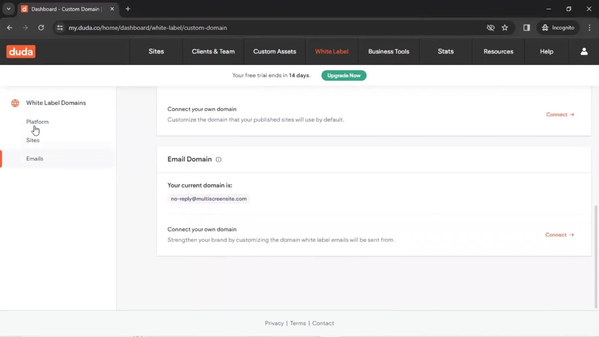 General browsing screenshot