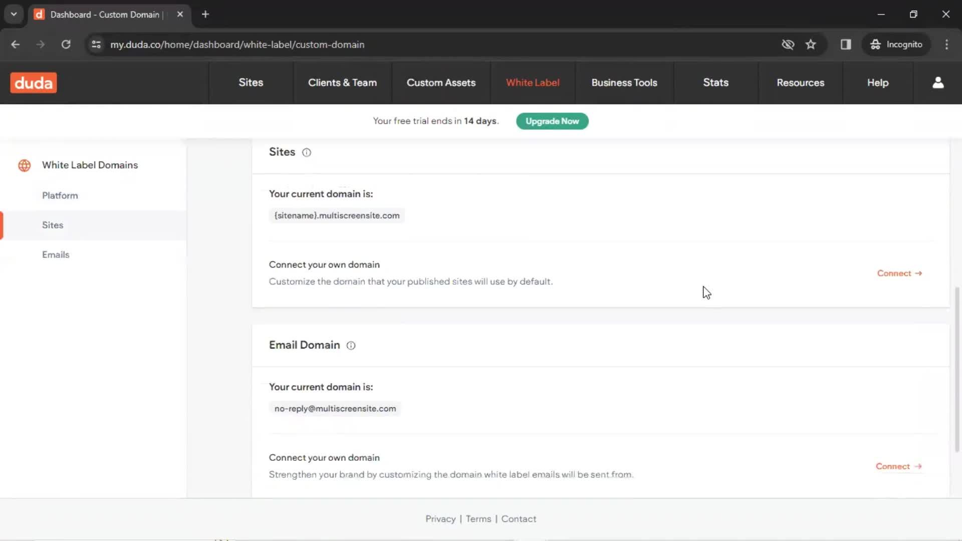 General browsing screenshot