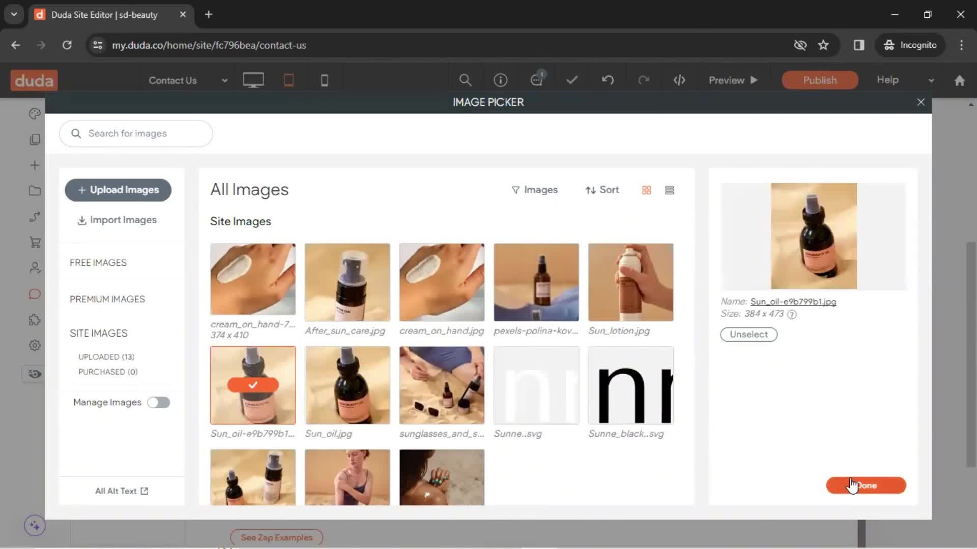 General browsing screenshot
