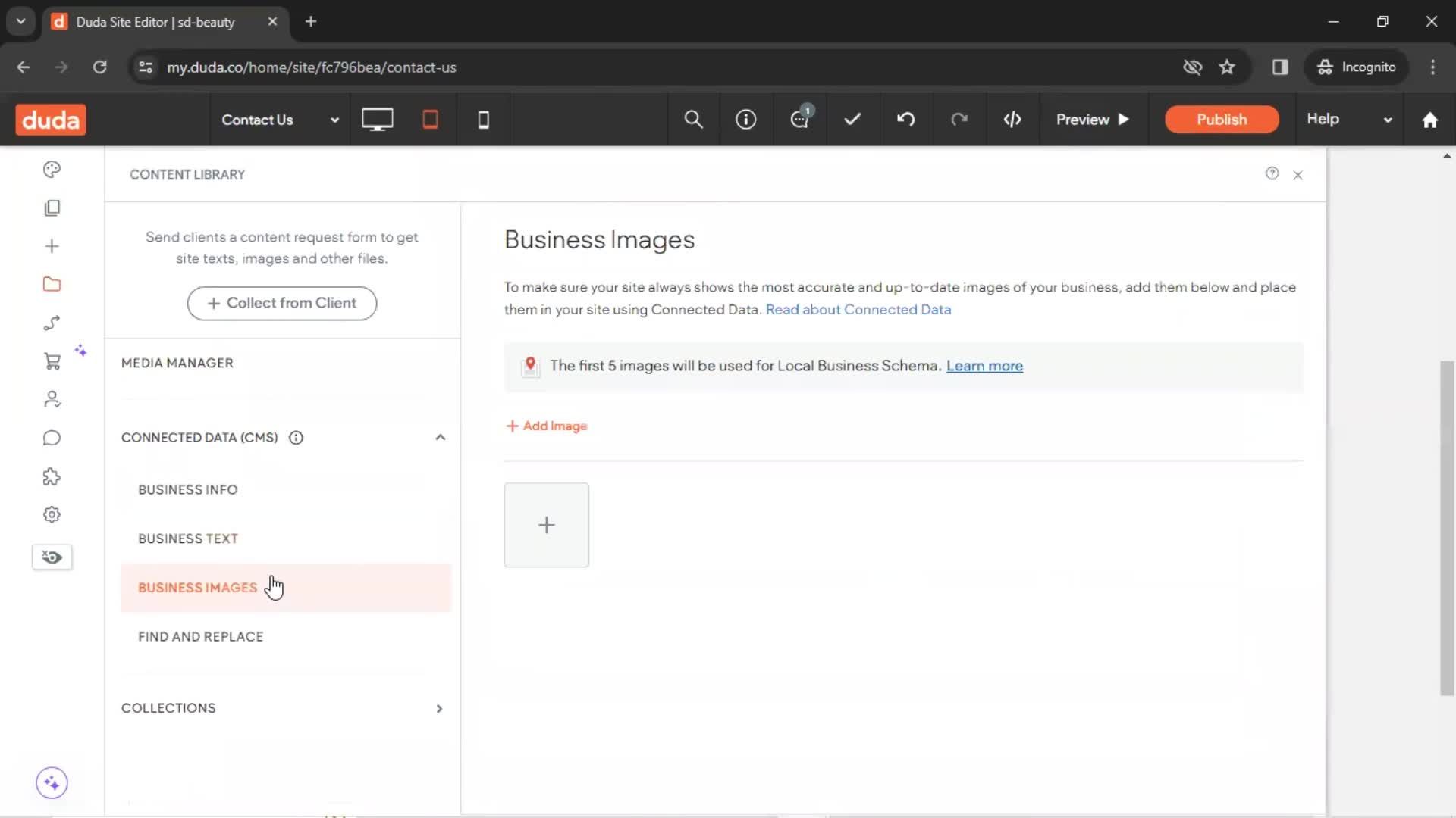 General browsing screenshot
