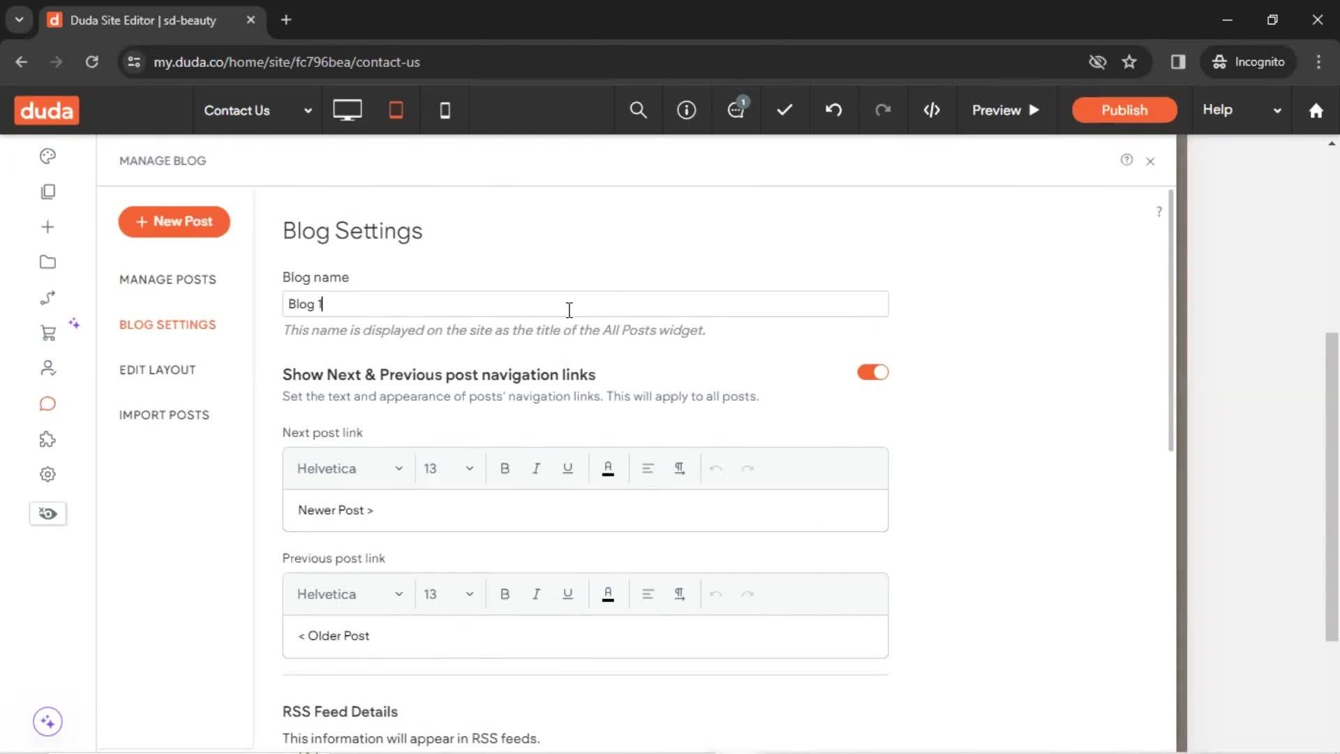General browsing screenshot