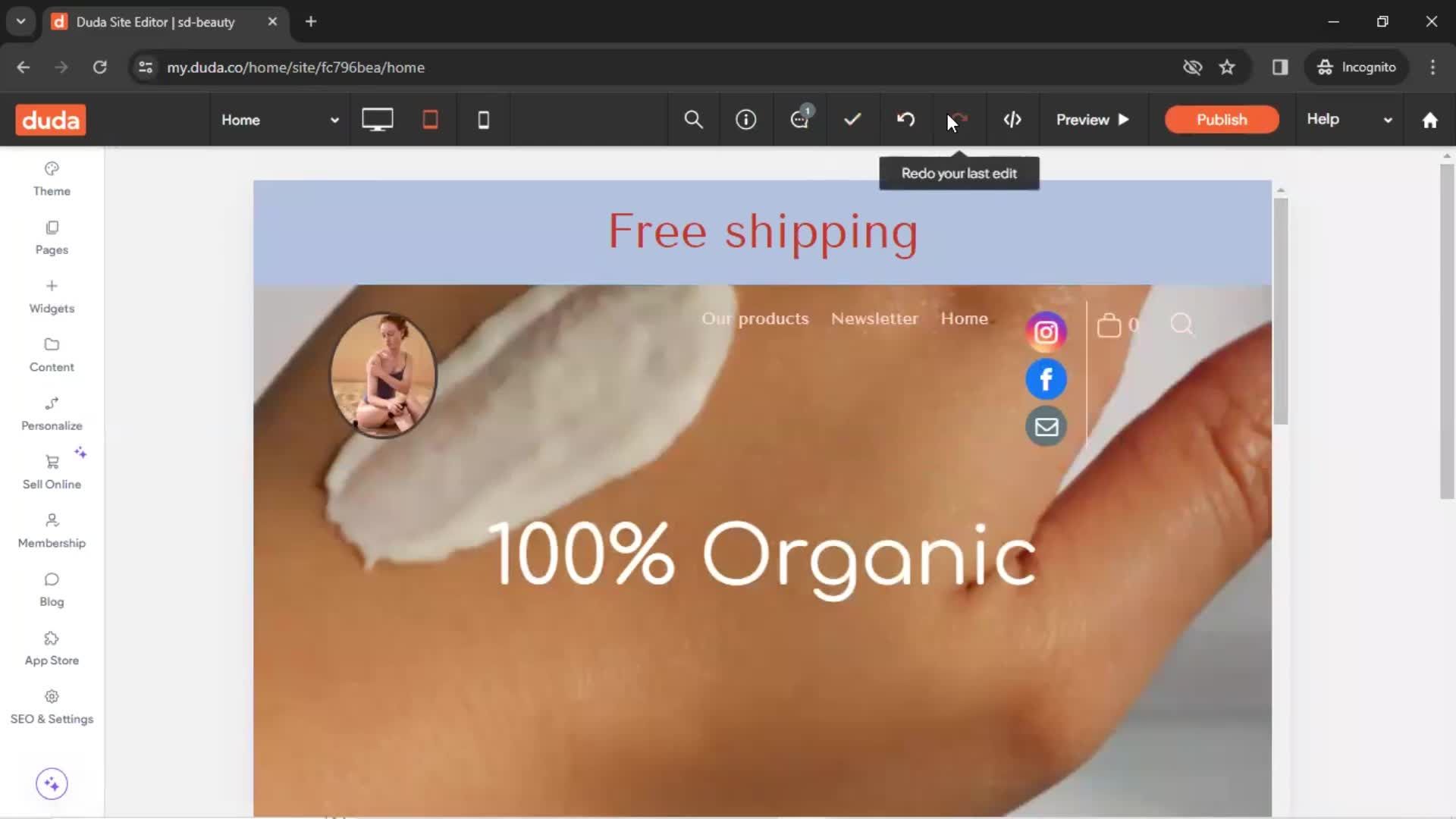 General browsing screenshot