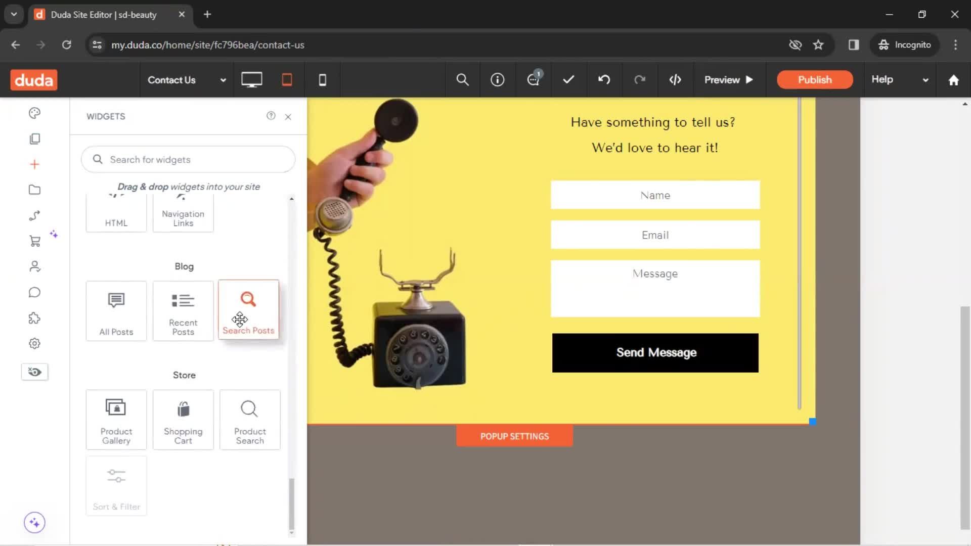 General browsing screenshot