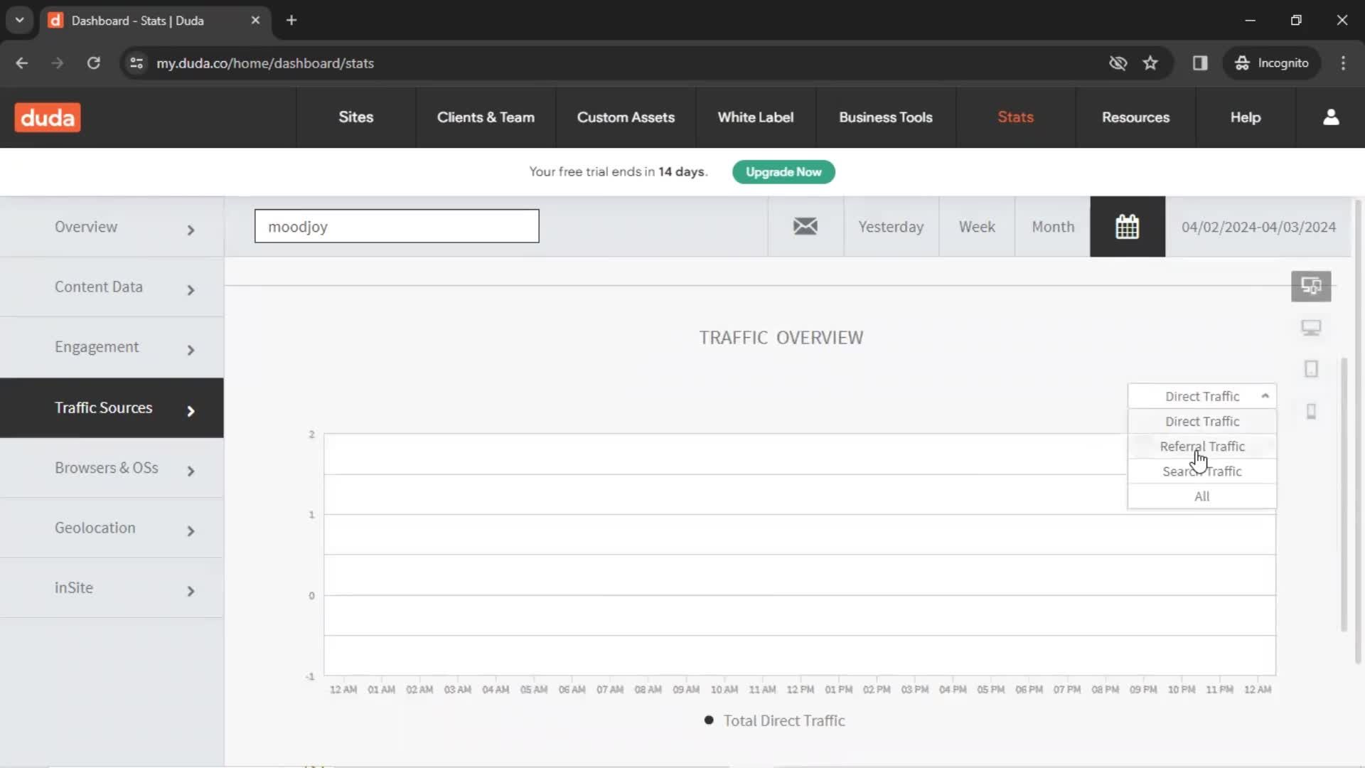 General browsing screenshot