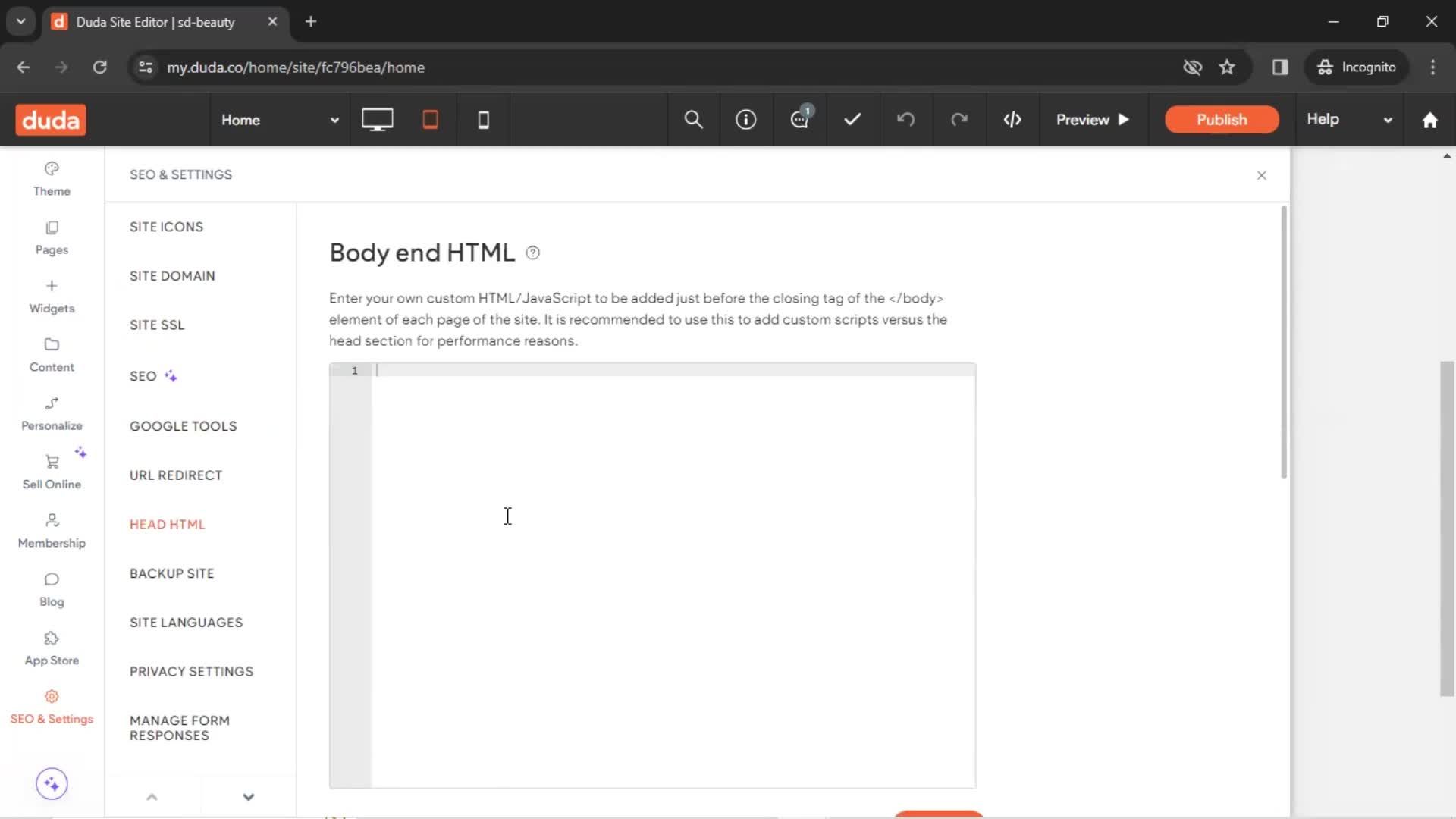 General browsing screenshot