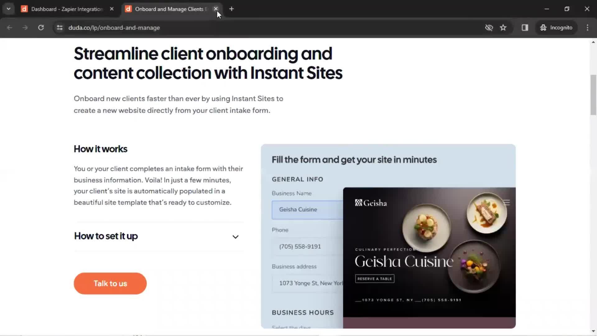General browsing screenshot
