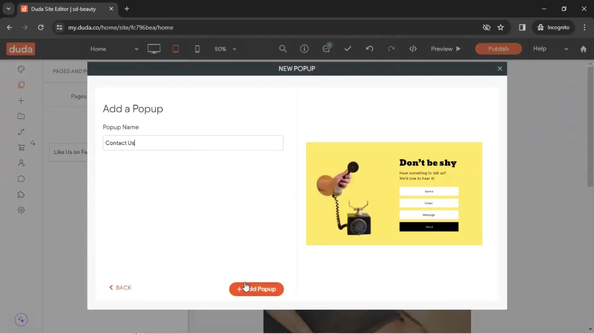 General browsing screenshot