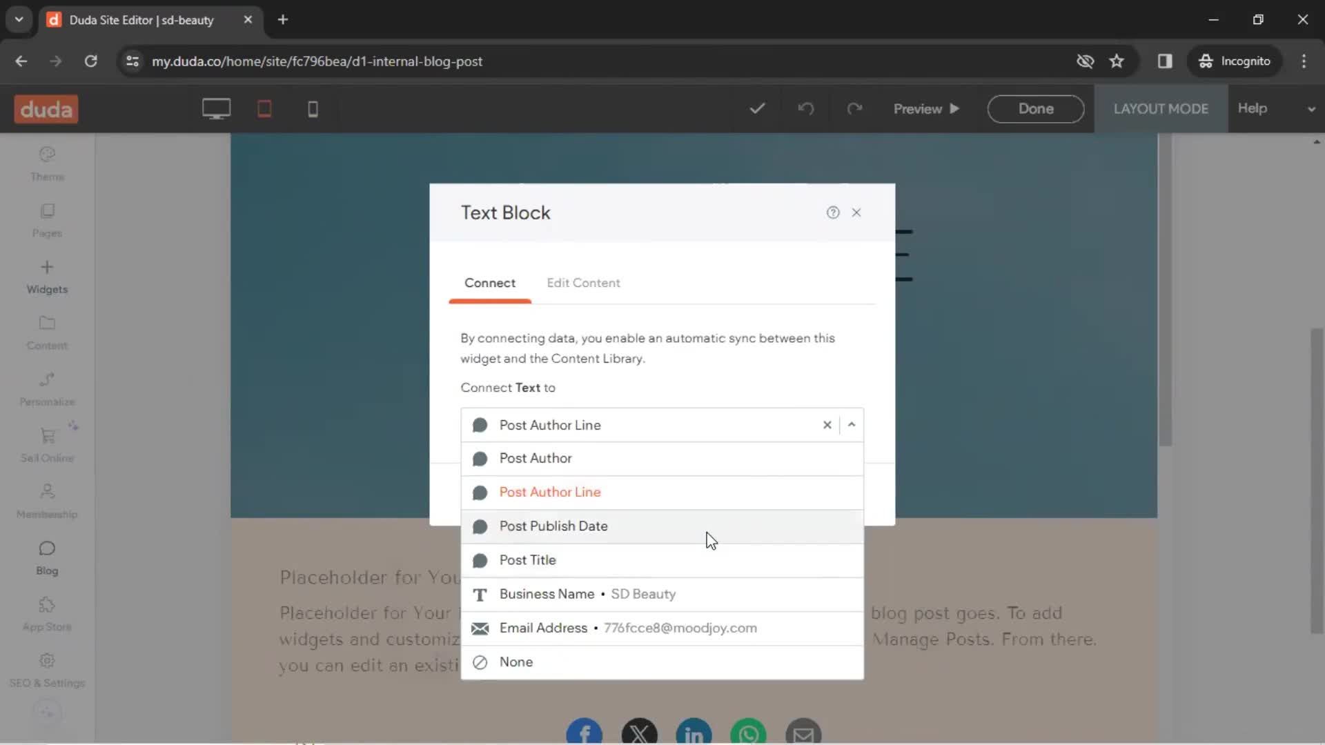 General browsing screenshot