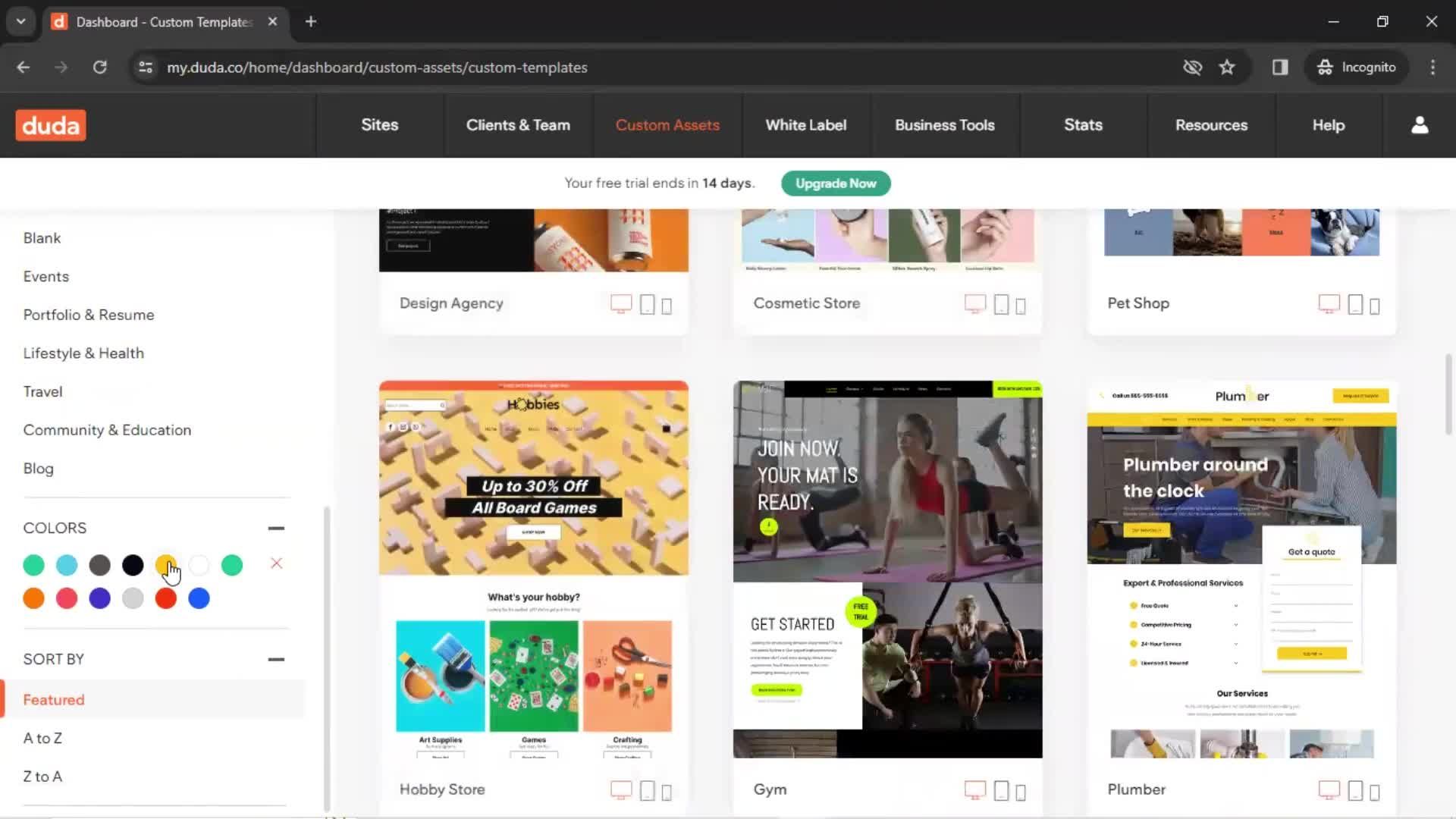 General browsing screenshot