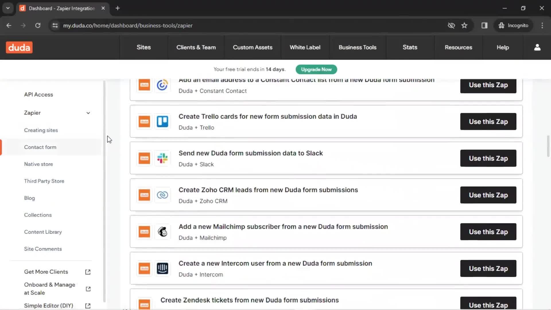 General browsing screenshot