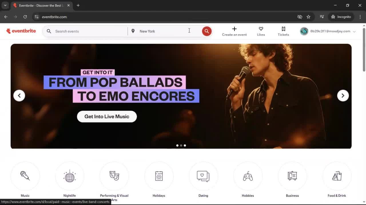 General browsing screenshot
