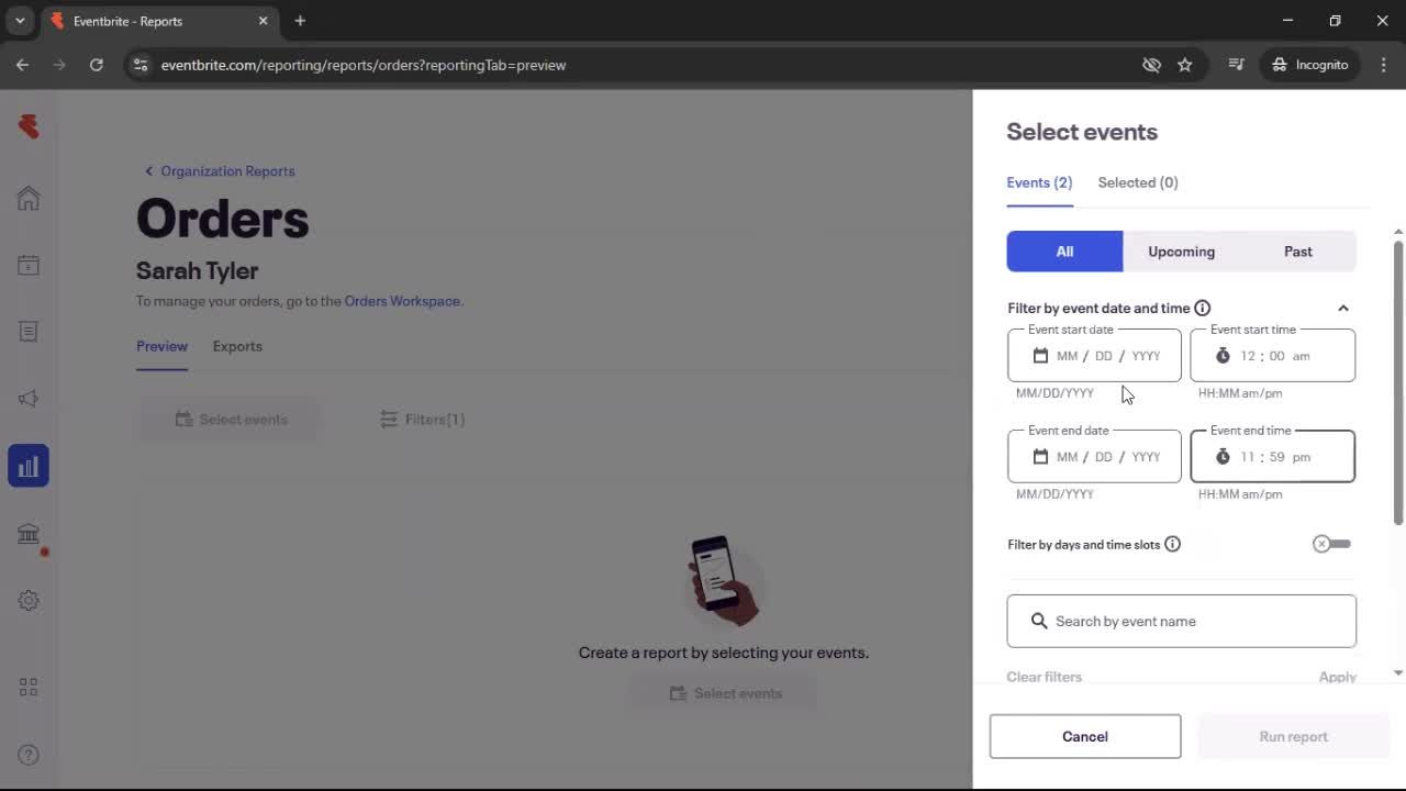 General browsing screenshot