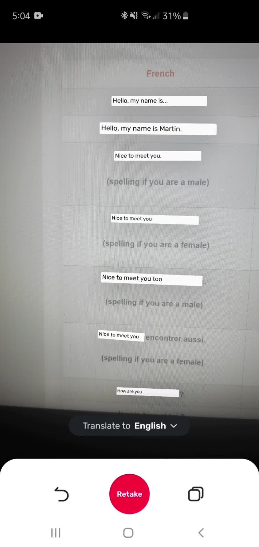 General browsing screenshot