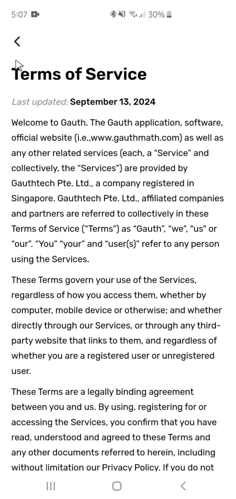 General browsing screenshot