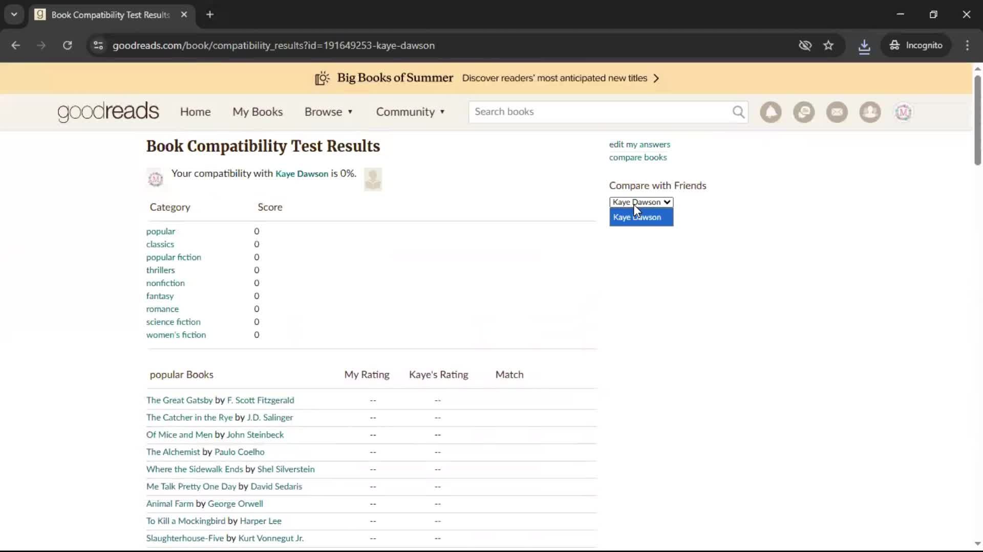 General browsing screenshot