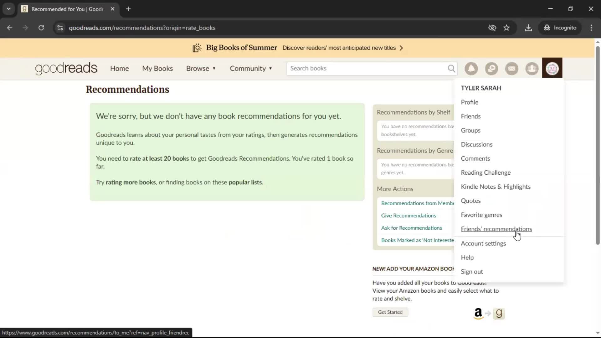 General browsing screenshot