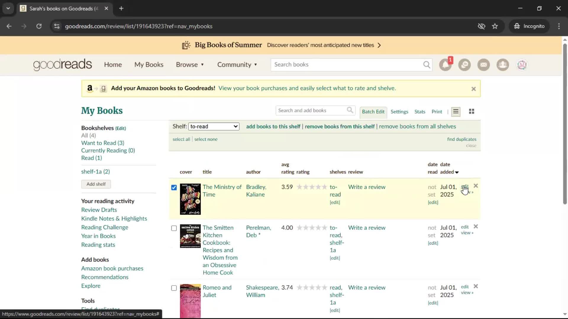 General browsing screenshot