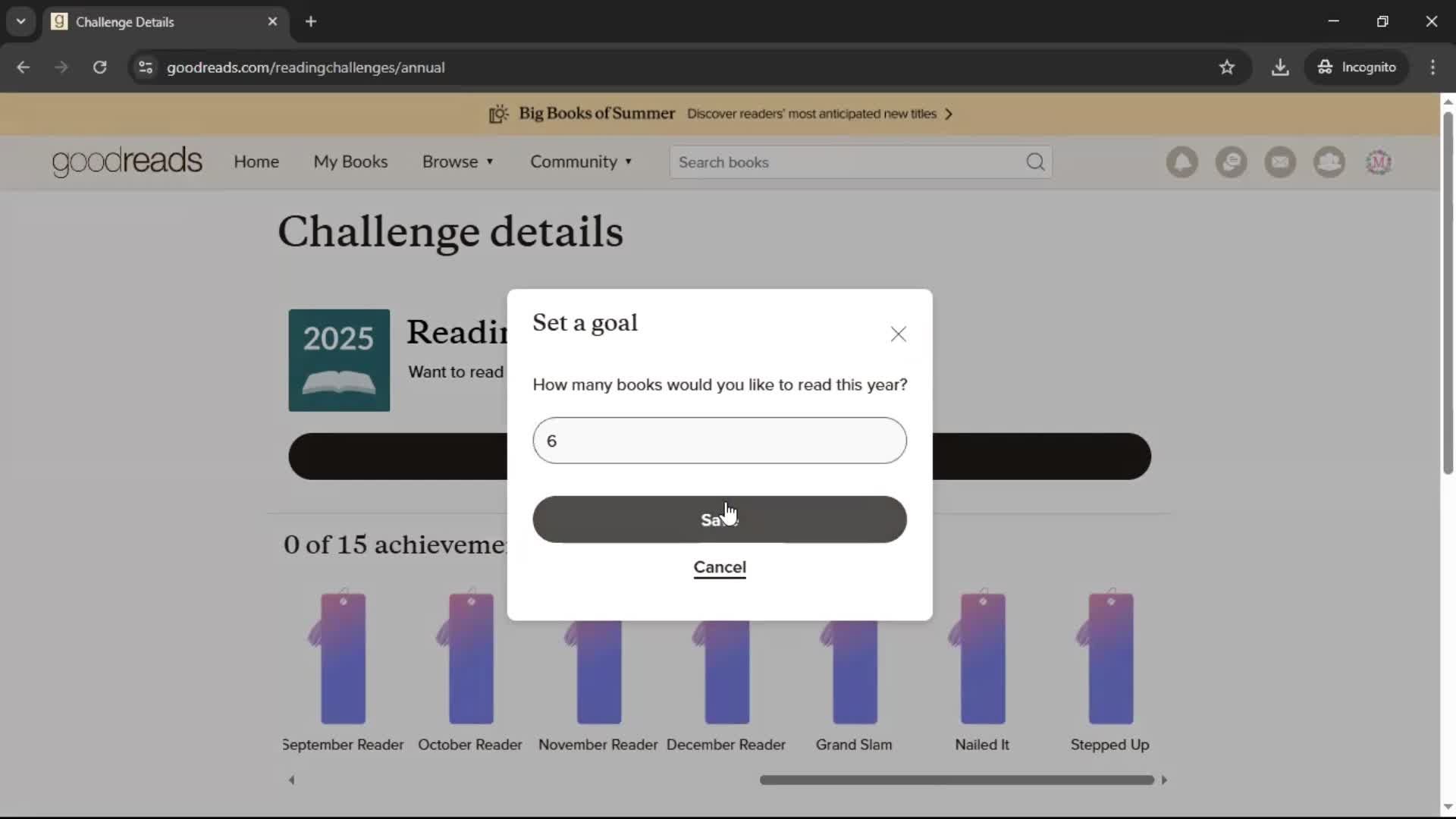 General browsing screenshot