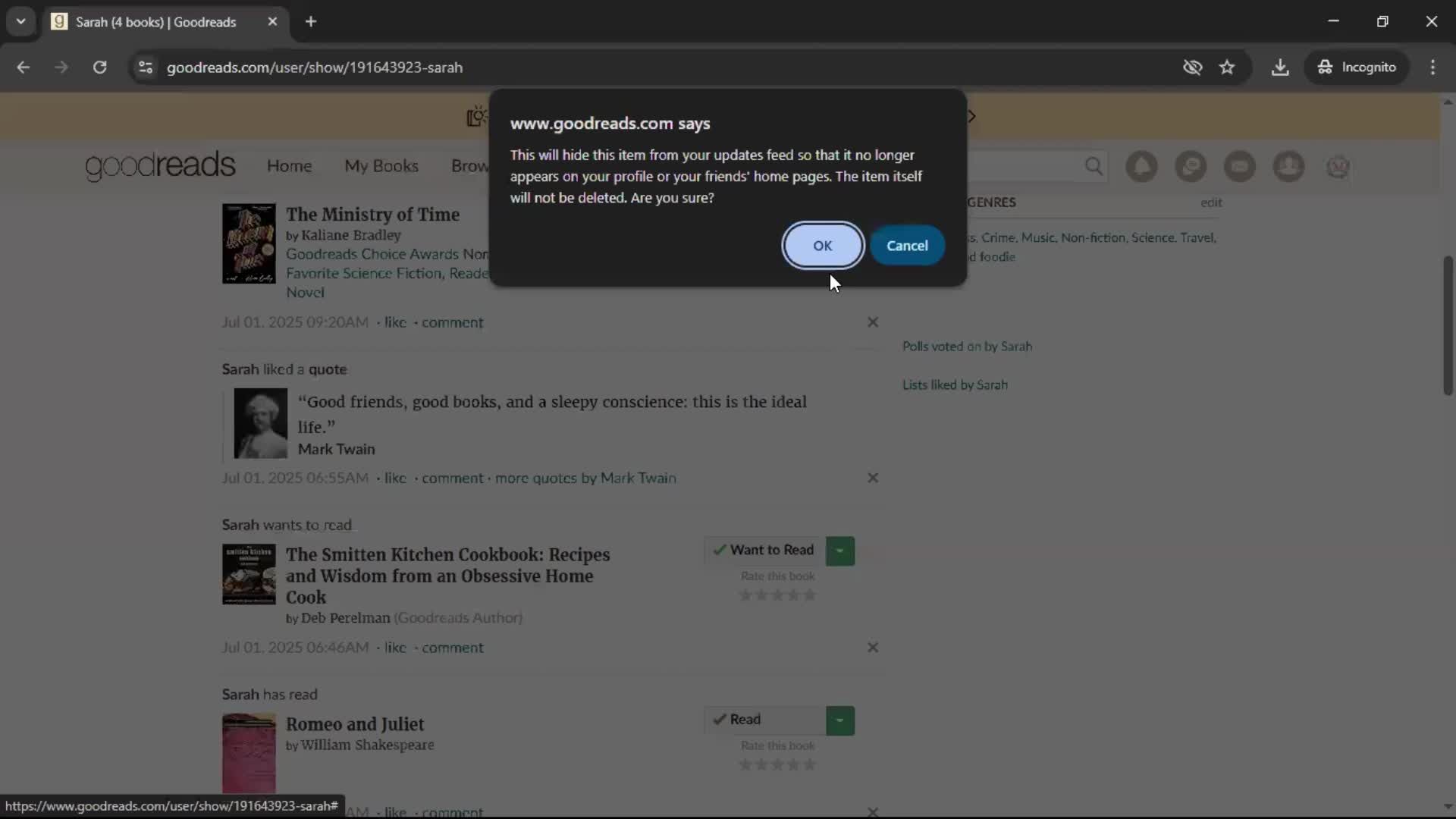 General browsing screenshot