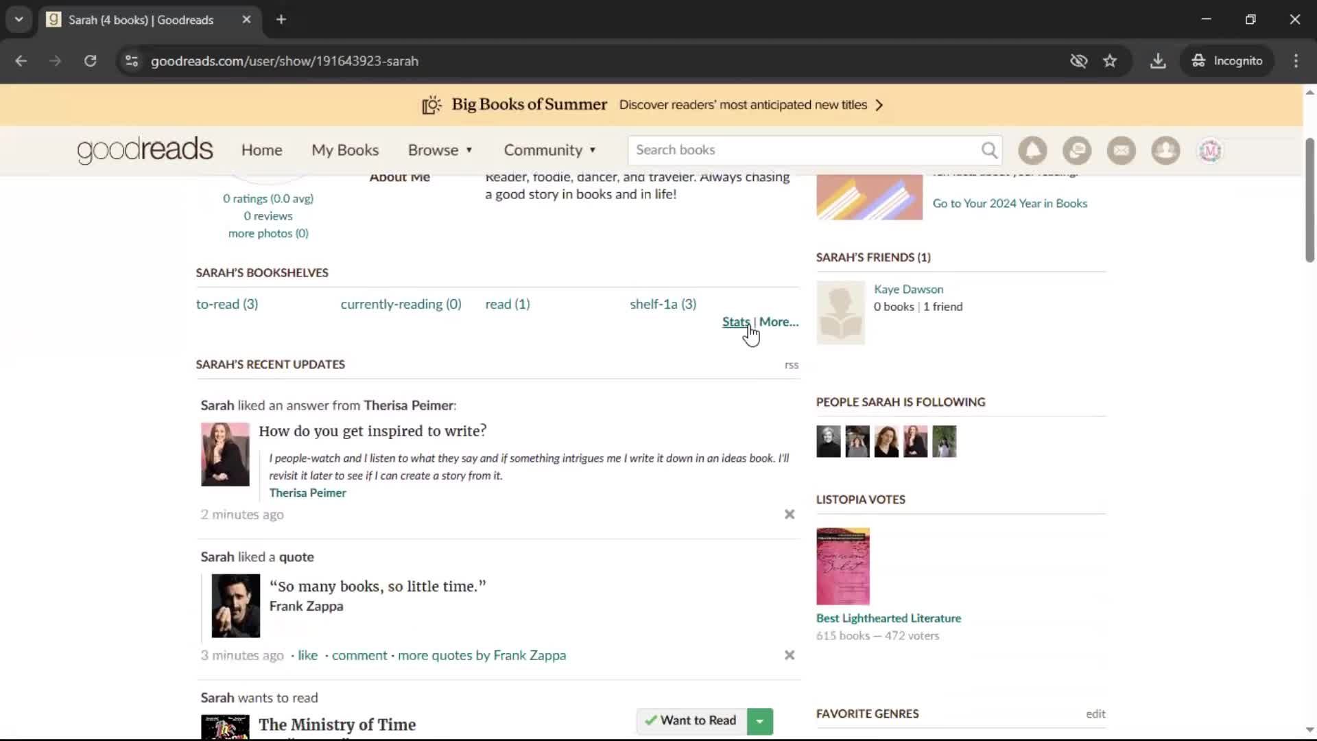 General browsing screenshot