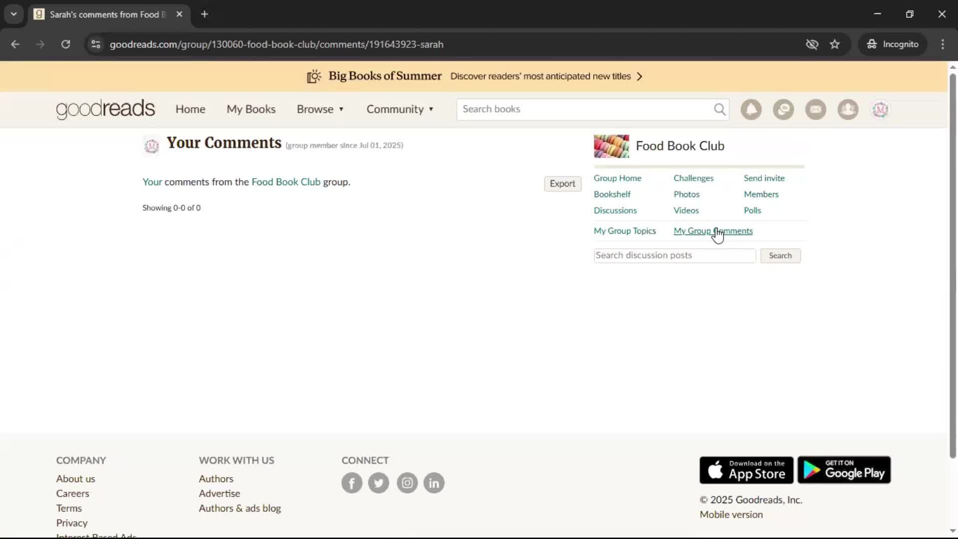 General browsing screenshot