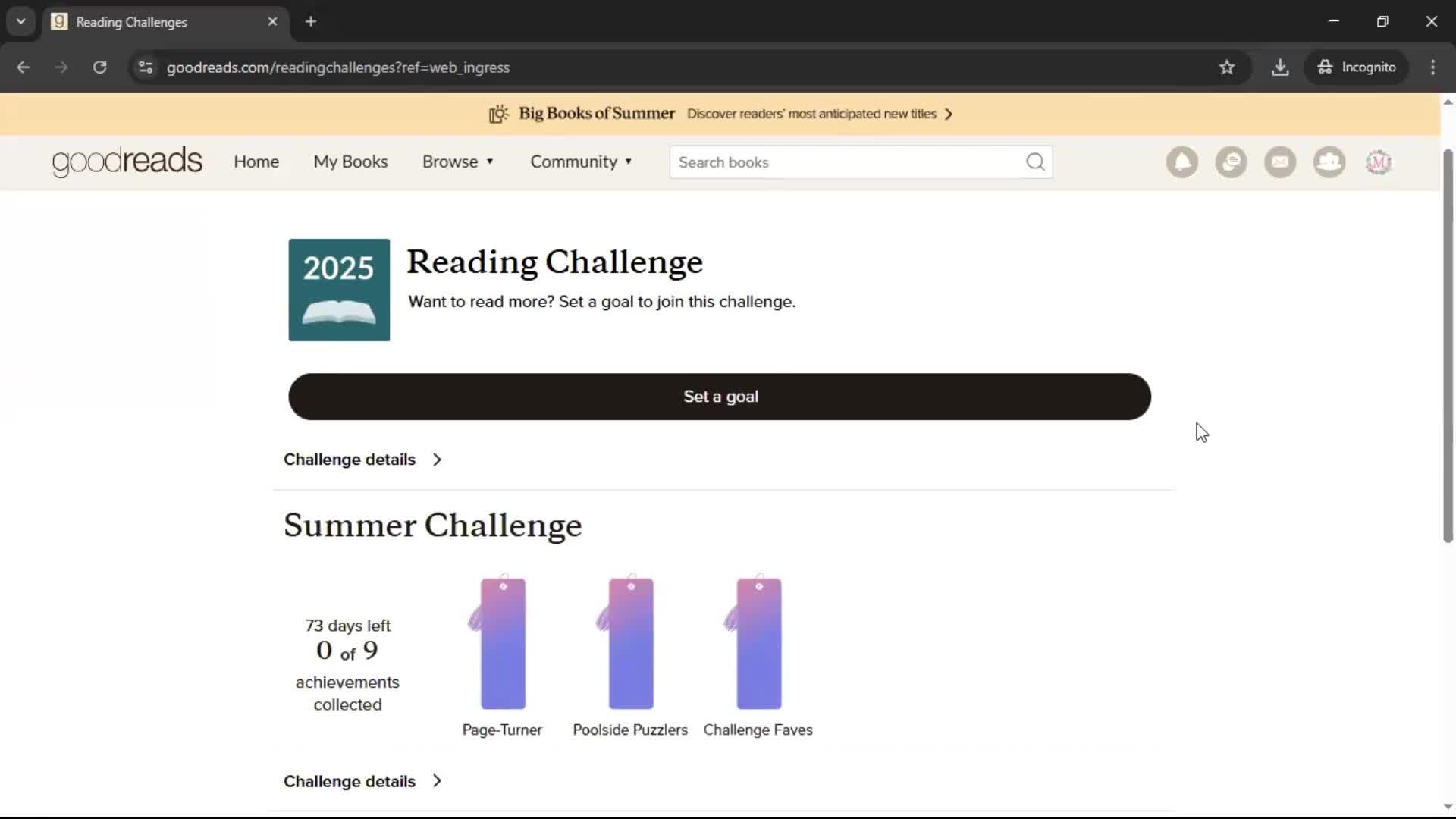 General browsing screenshot