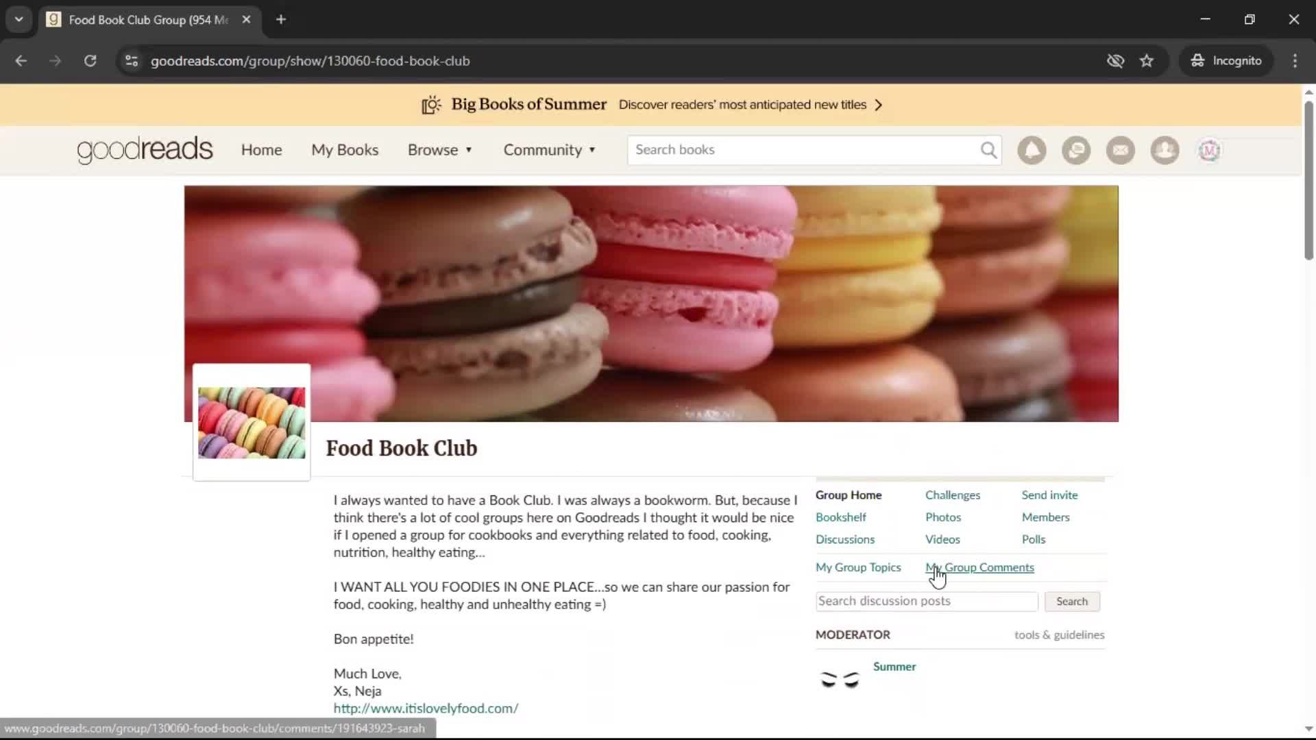 General browsing screenshot