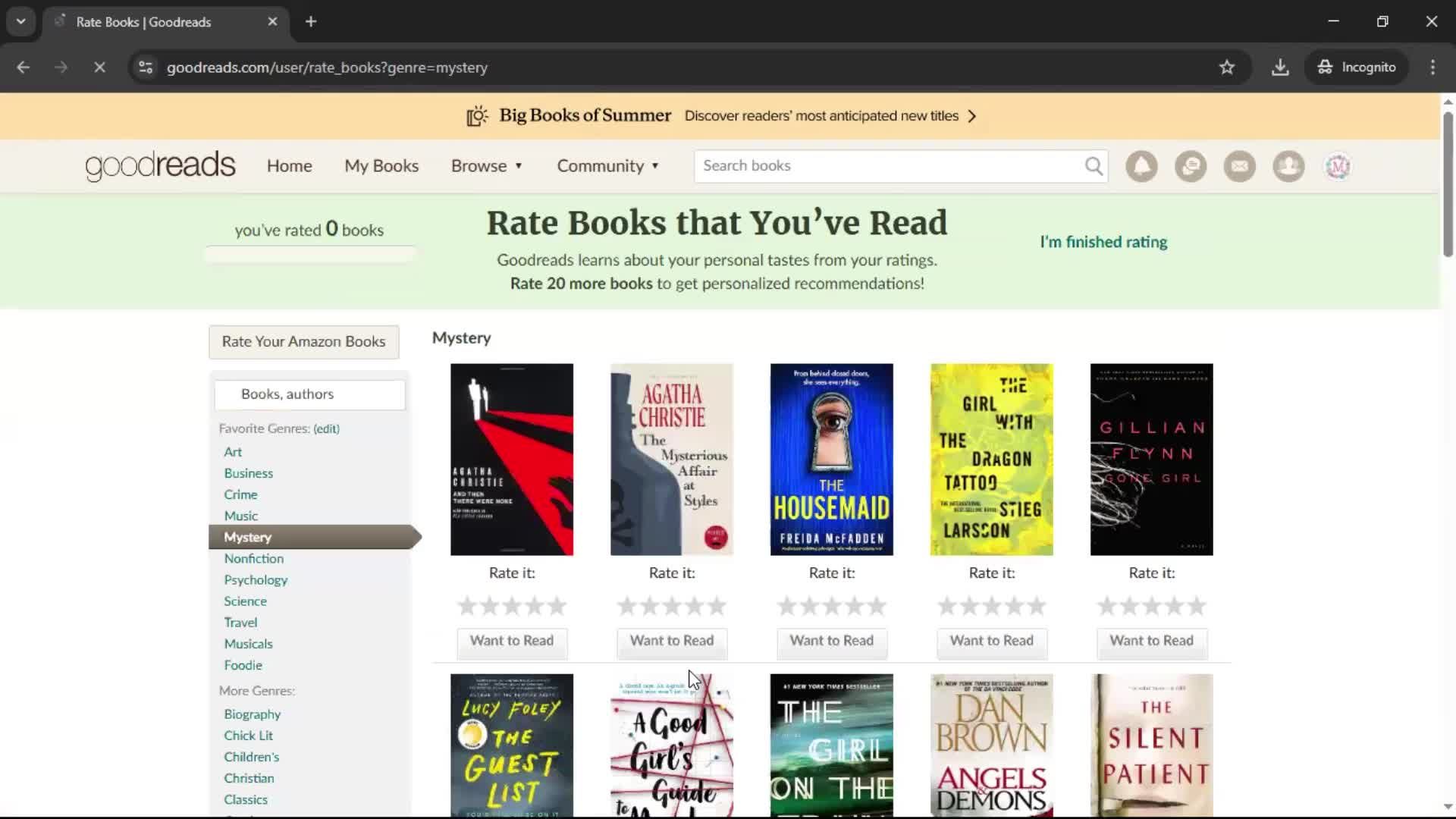 General browsing screenshot