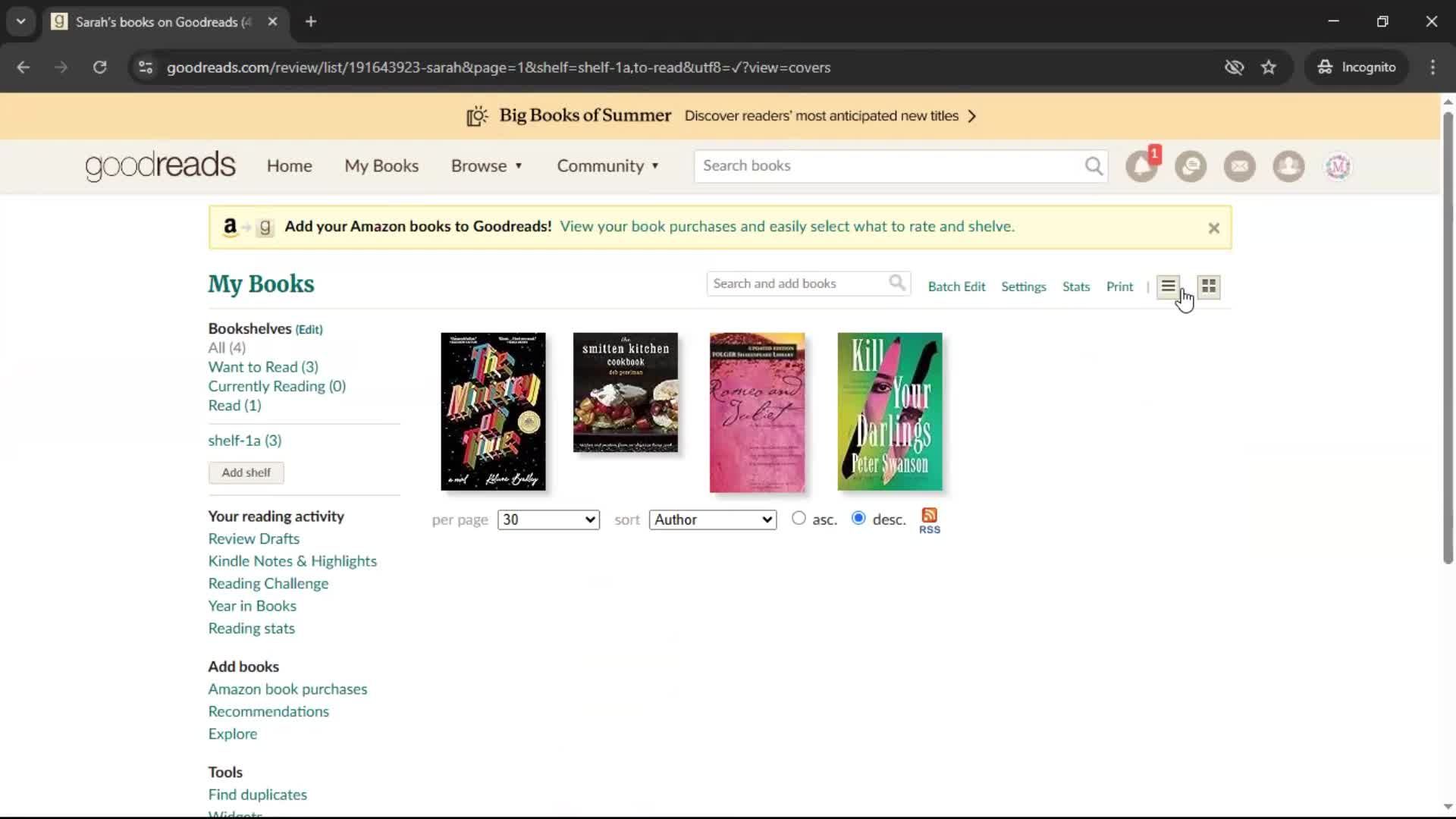 General browsing screenshot