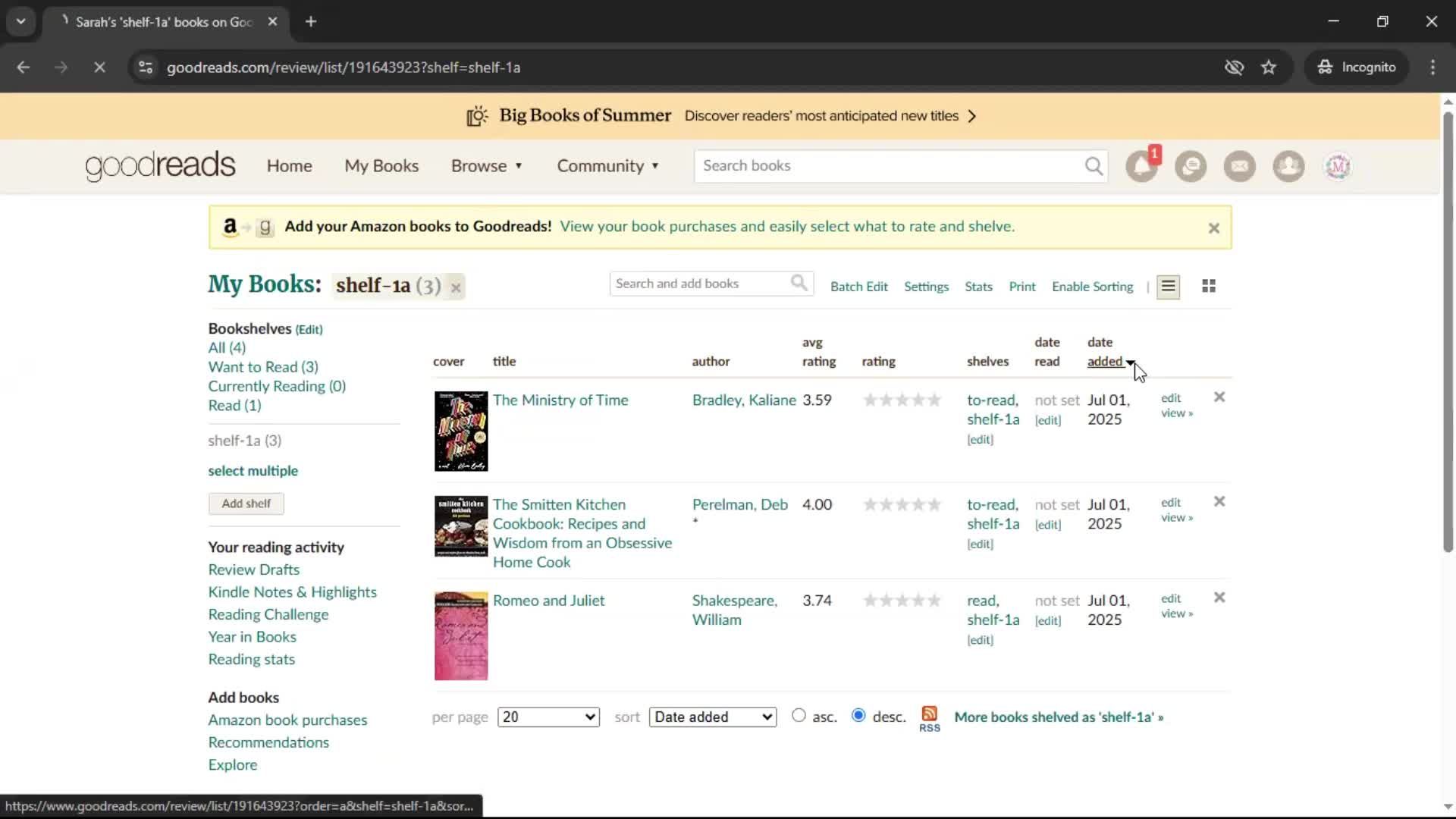 General browsing screenshot