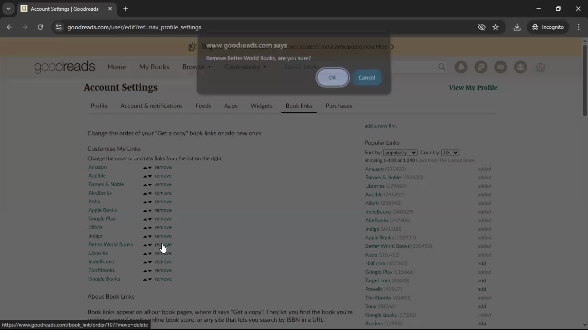 General browsing screenshot