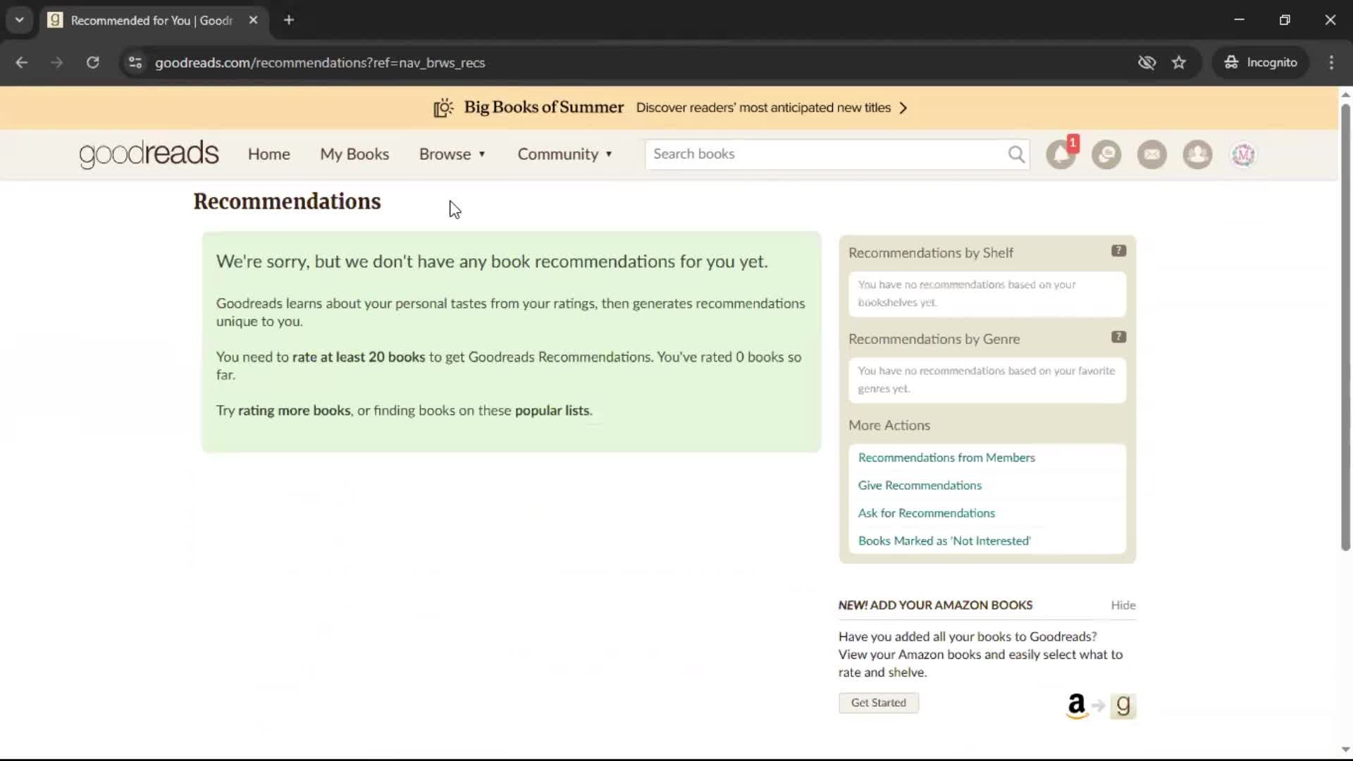 General browsing screenshot