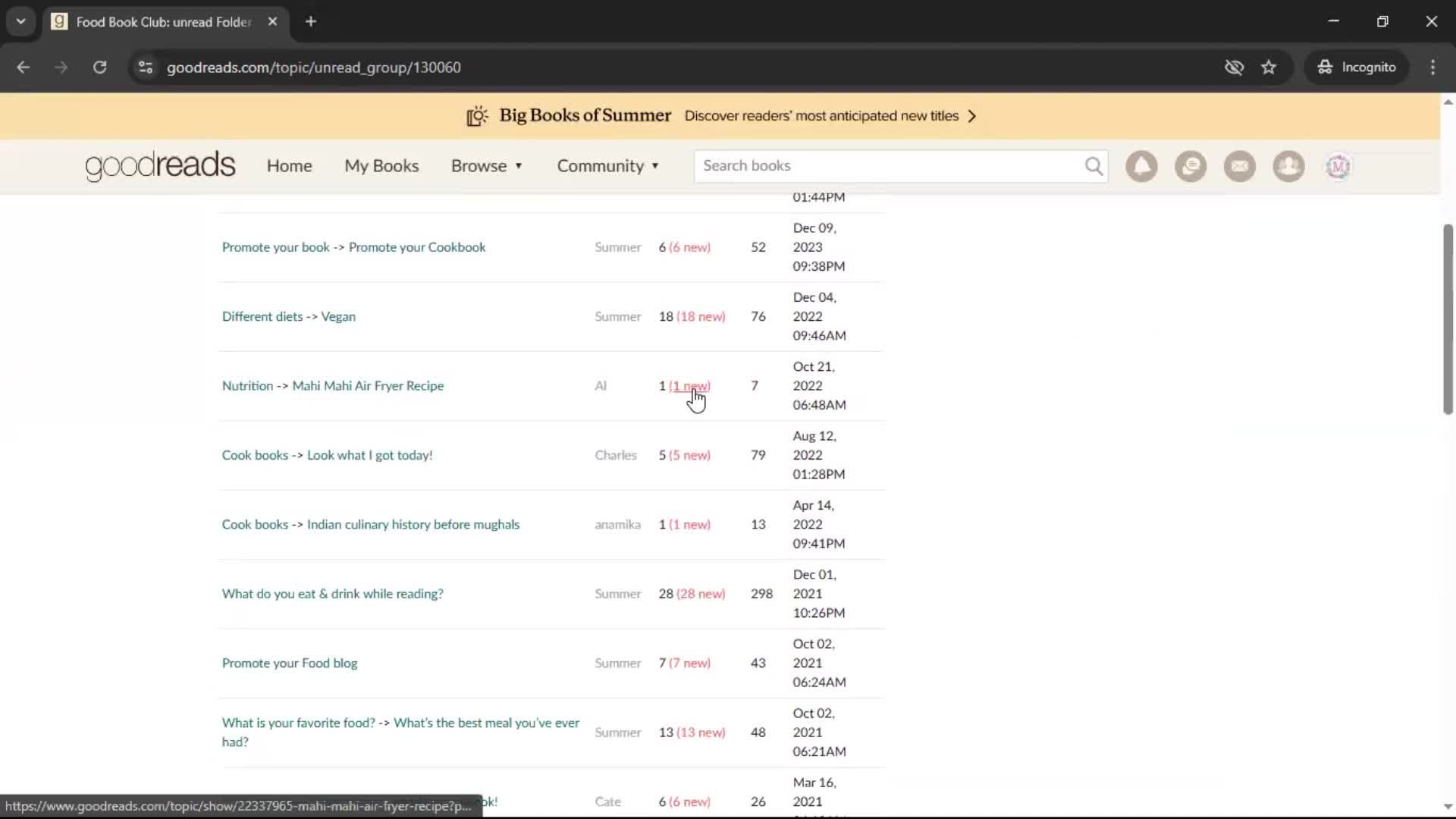 General browsing screenshot