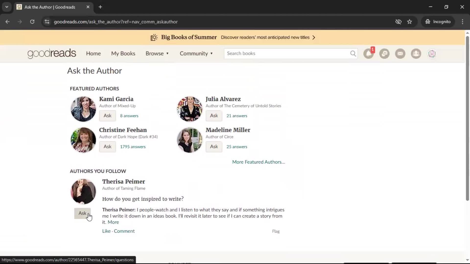 General browsing screenshot