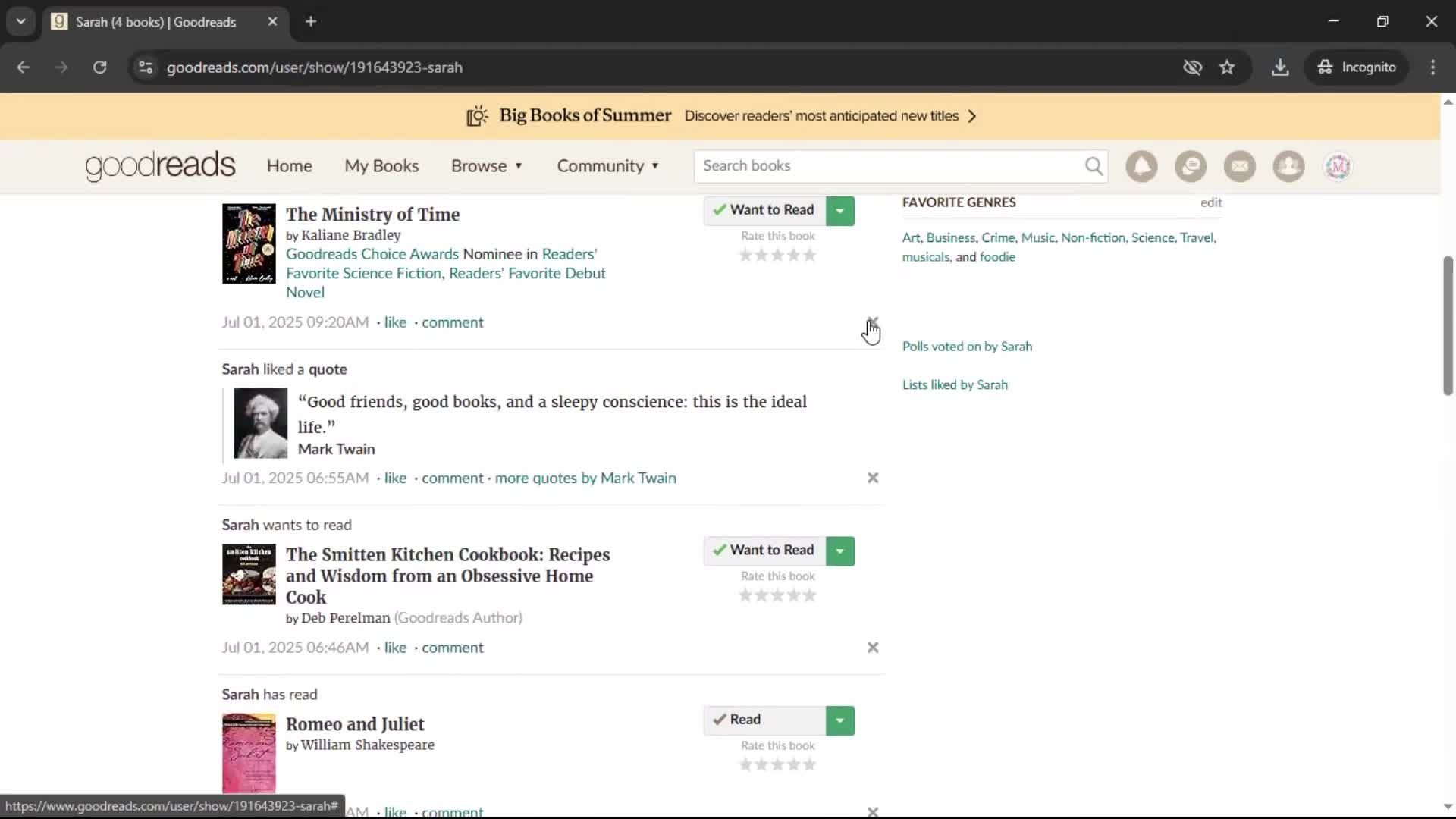 General browsing screenshot