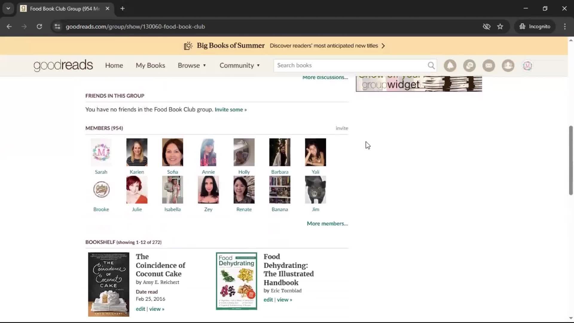 General browsing screenshot