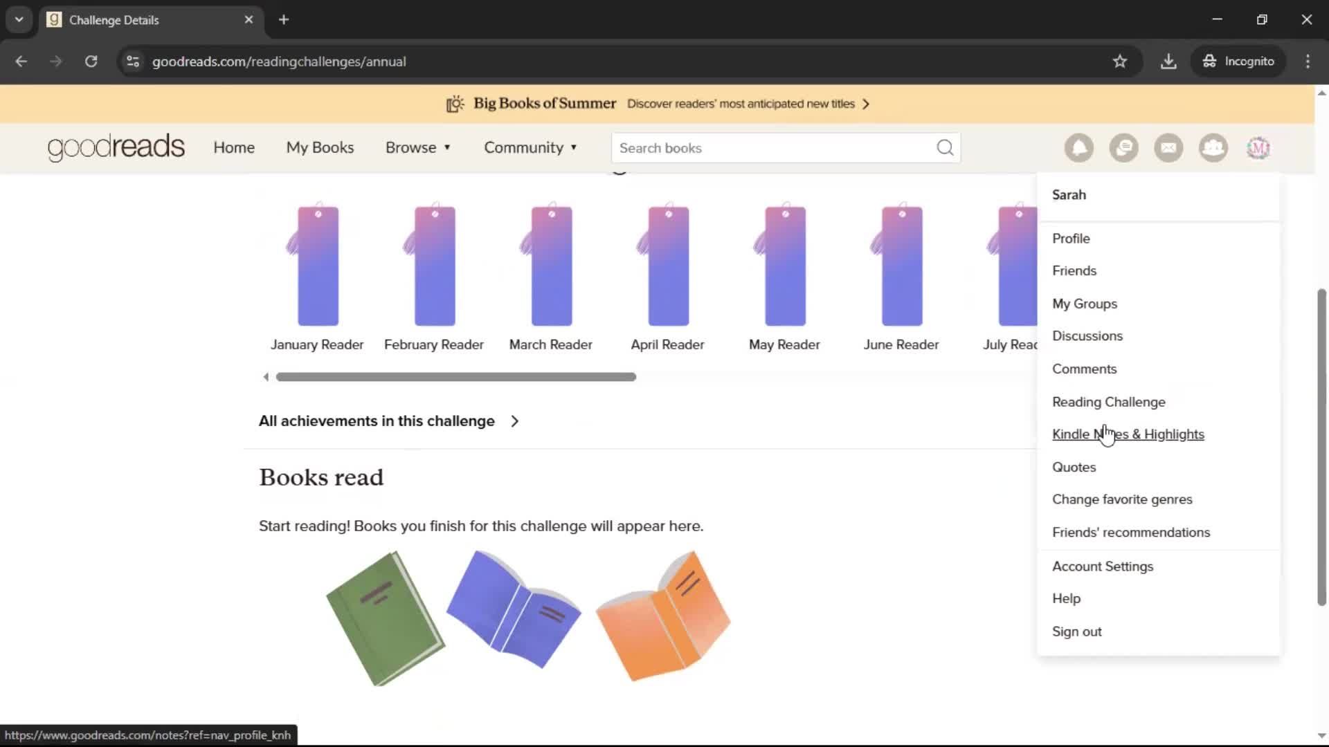 General browsing screenshot