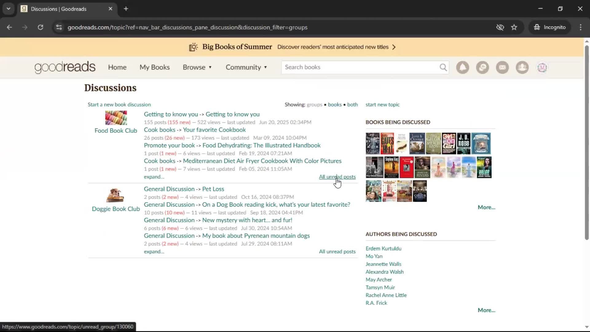 General browsing screenshot
