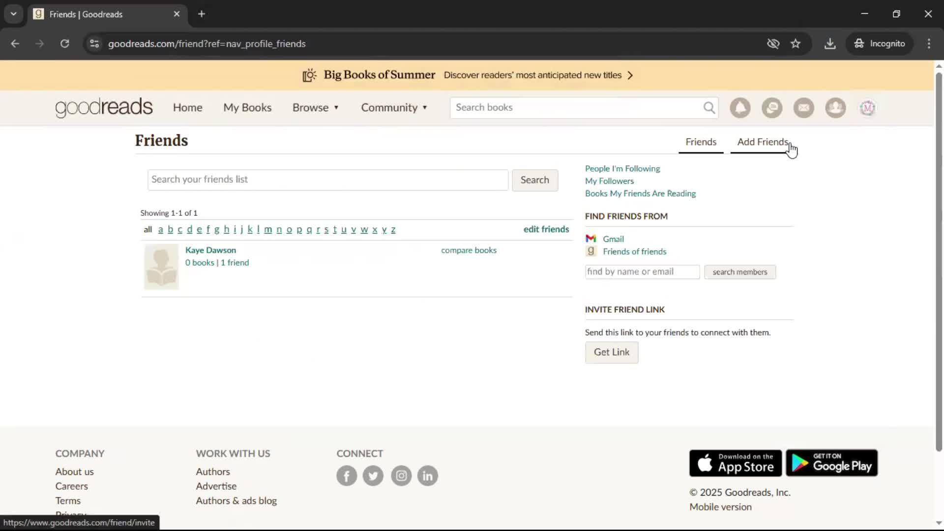 General browsing screenshot