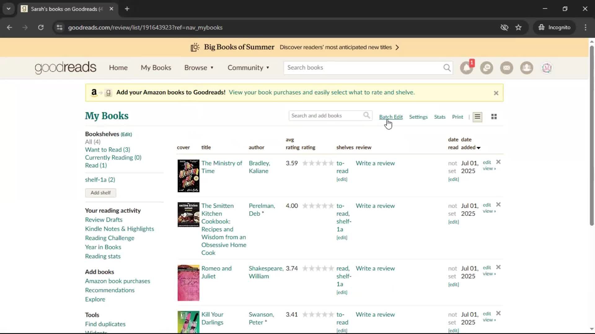 General browsing screenshot