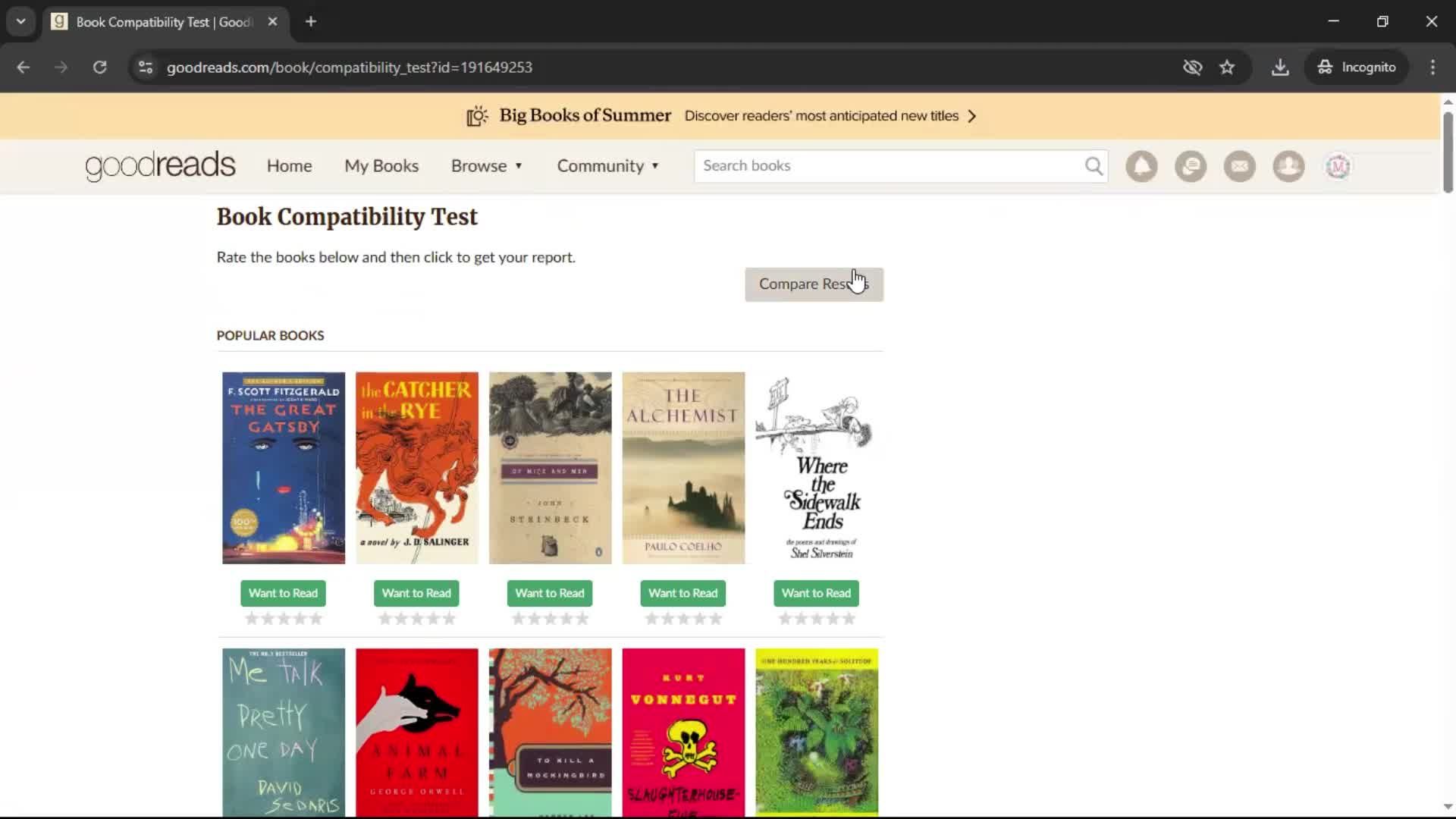 General browsing screenshot