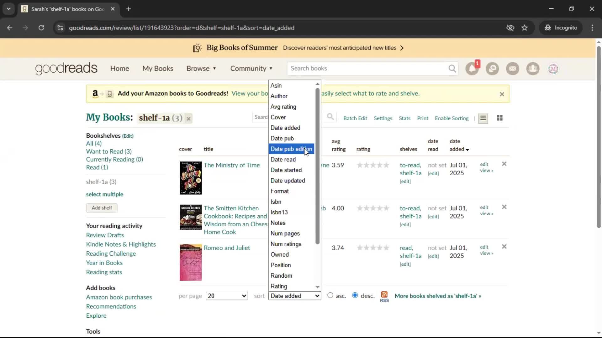 General browsing screenshot