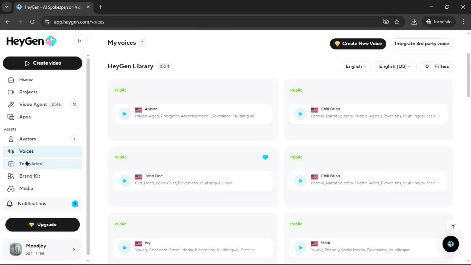 General browsing screenshot