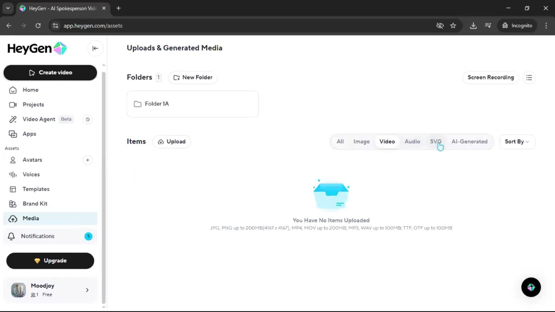 General browsing screenshot