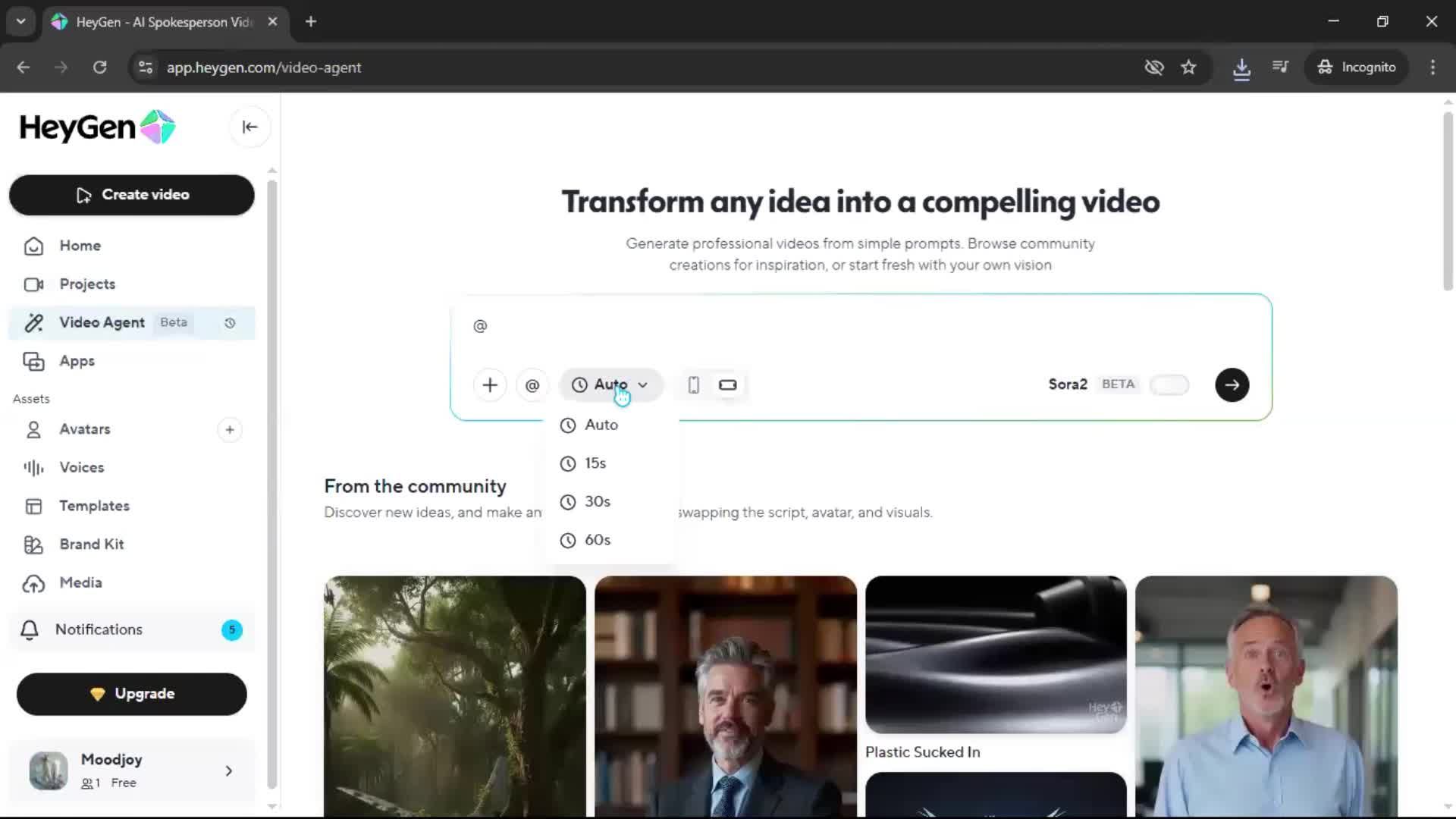 General browsing screenshot